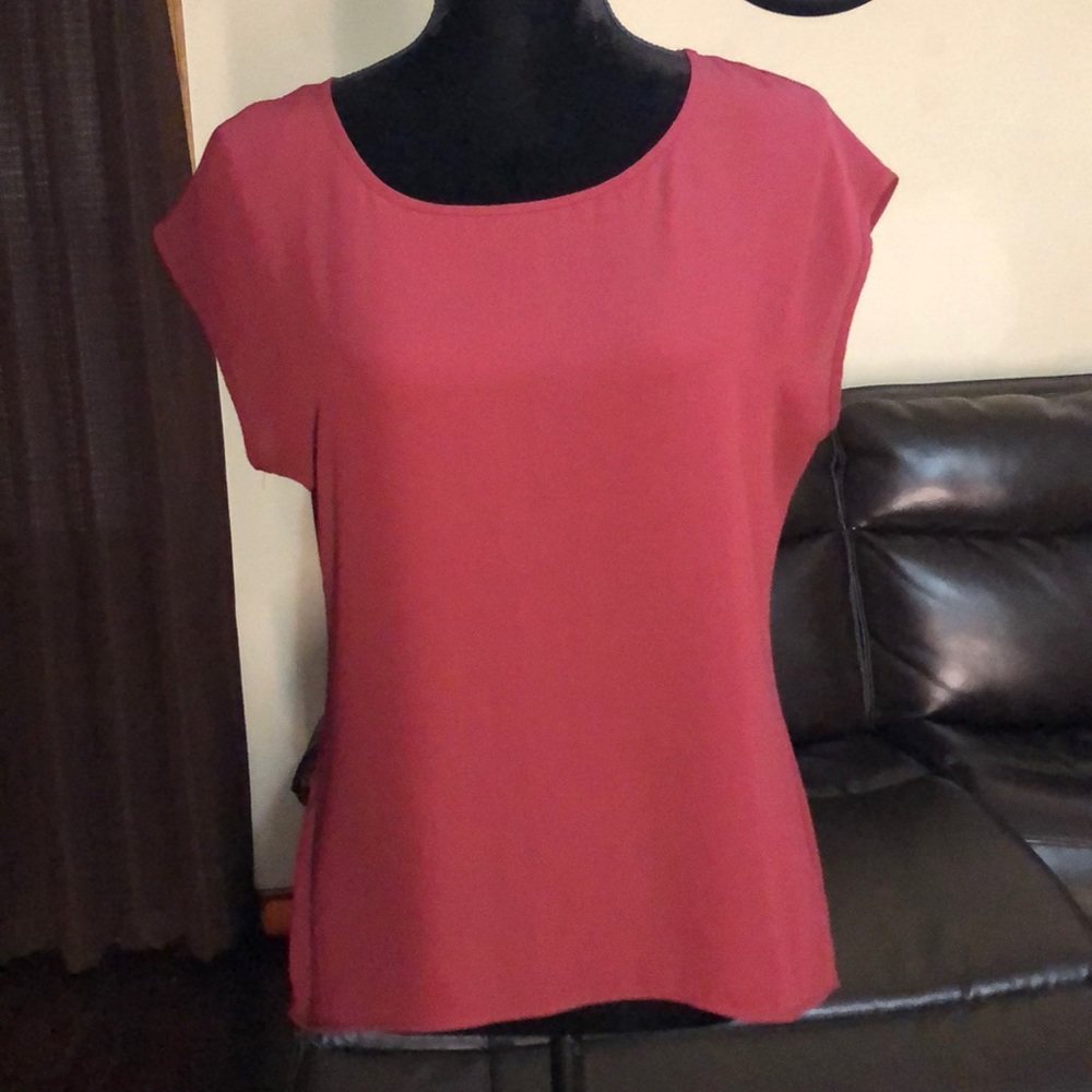 LOVE Haight Burgundy Top Size L